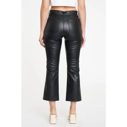 Daze Faux Leather Pants Size 30 Black
