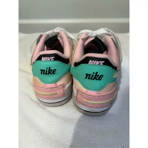 Nike  Air Force 1 Shadow Arctic Punch Barely Volt Womens 9 - Image 5