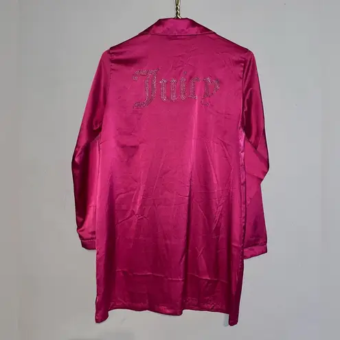 Juicy Couture  Satin Pink Robe Sz S LIKE NEW!