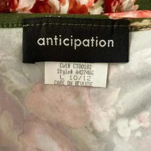 🆕Anticipation Maternity Olive & Blush Floral Sheath Dress L🆕 Green Size L