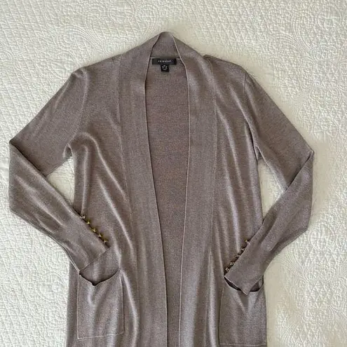 Primark Long Taupe Tan Duster Cardigan Sweater