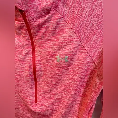 Under Armour Under Armor Pink half Zip long sleeve pull over