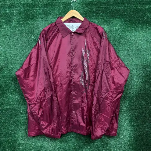 Slipknot Logo Heavy Metal Band Button Up Windbreaker Size XXL - Image 1