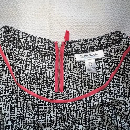 Motherhood Maternity Women's Short Sleeve Babydoll Scoop Neck Casual Top Medium