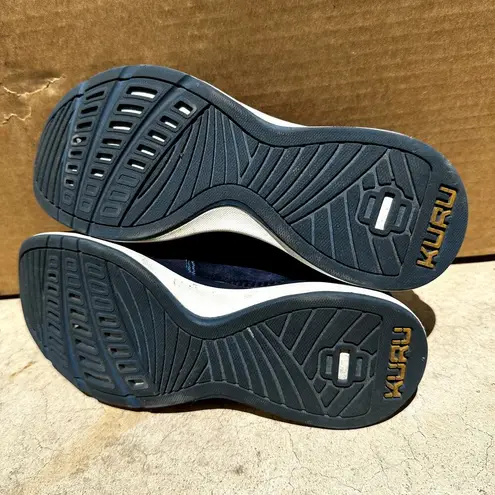 Kuru Cruise Slip On Sneakers Casual Walking Shoe Suede Leather Blue 8