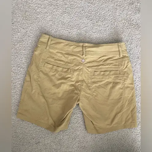 prAna  Khaki Tan Shorts Water Resistant Size 8