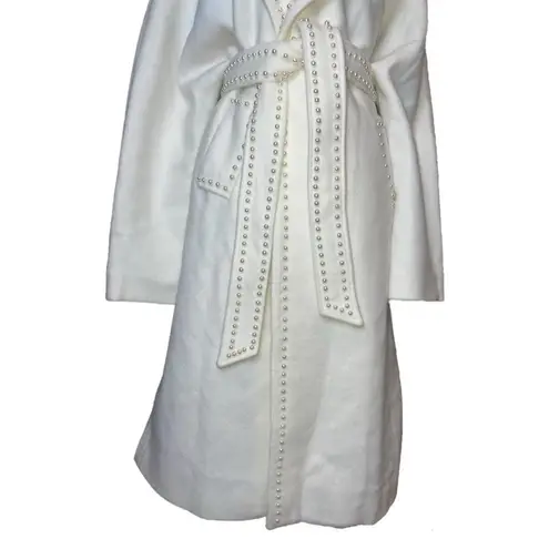 Atoir Addicted To Love Pearl Coat in Cloud Large New Womens Trench Jacket