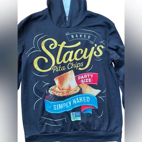 Stacy’s Pita Chips Hoodie Size XL Funny Novelty Sweatshirt Relaxation Black