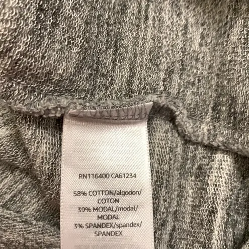 Daily Ritual soft stretch hooded sweatshirt dress M Gray Size M