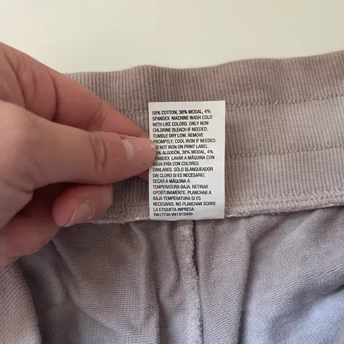 All In Motion Brown & White Tie Dye High Rise Lounge Shorts