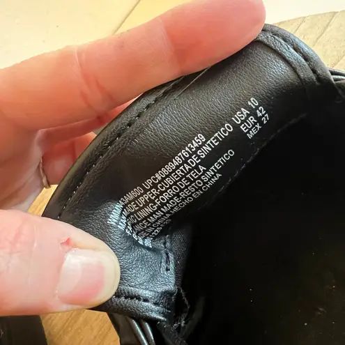 Madden Girl Madden NYC Black Lug Sole Chain Link Chunky Loafer Size 10 NEW with tags