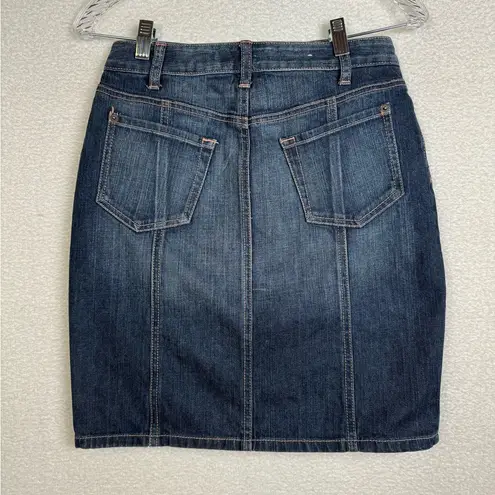 Banana Republic  Zip/Button Denim Skirt Size 0