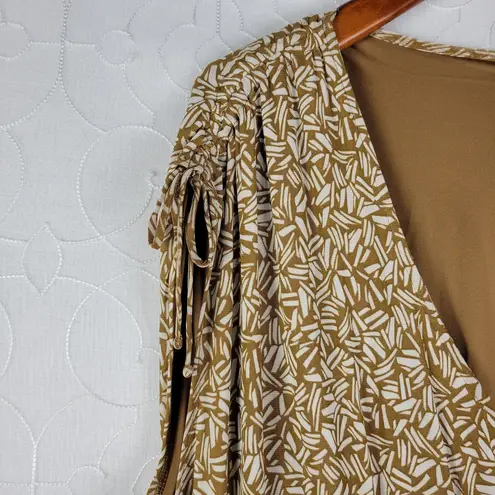 Old Navy  Dress XXL Tall Waist Defined Sleeveless Tie Shoulder Smocked Mesh NEW