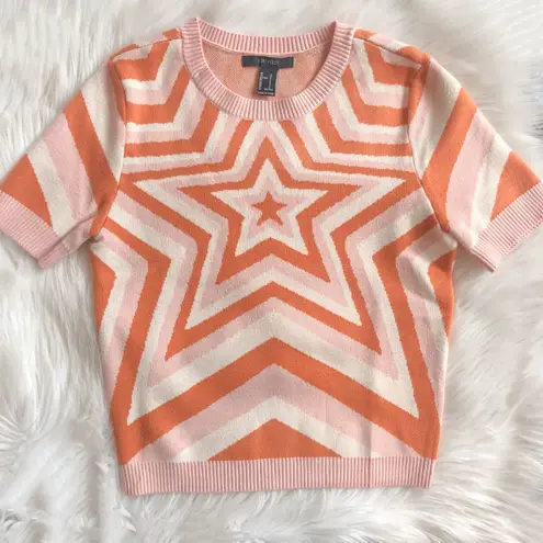 Forever 21 Pink and orange Star sweater shirt, brand new with tags! 