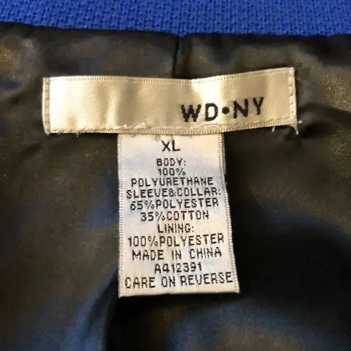 WD•NY WD.NY Colorblock Faux Leather Moto Jacket Jrs XL