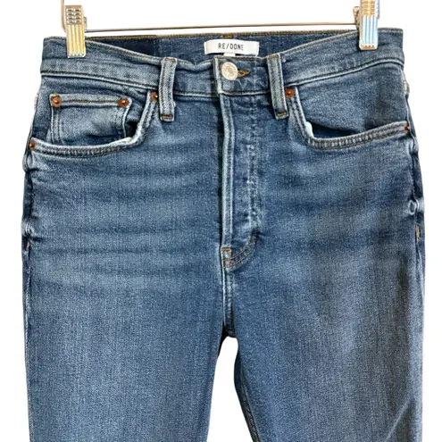 RE/DONE - 90’s High Rise Ankle Crop in Dusk Destroy color Women’s Size 28 - Image 2
