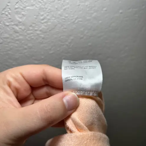 NWT Reformation Jeans Terra Apricot Skirt XS Wrap Mini Terry beach resort Orange