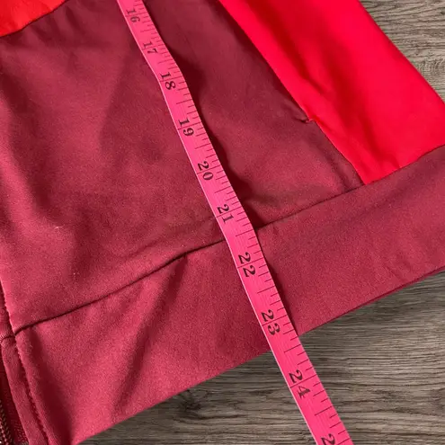 PINK - Victoria's Secret Victoria’s Secret Pink Red & Maroon Small Full Zip Jacket