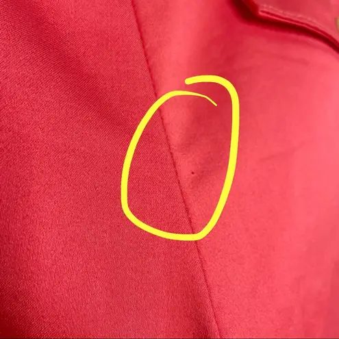 Dockers Coral Pink Cotton Blend Pedal Pusher Cropped Capri Pants