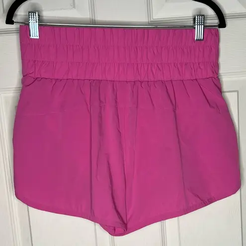 JoyLab High Rise Pink Athletic Shorts with Wide waistband, lined