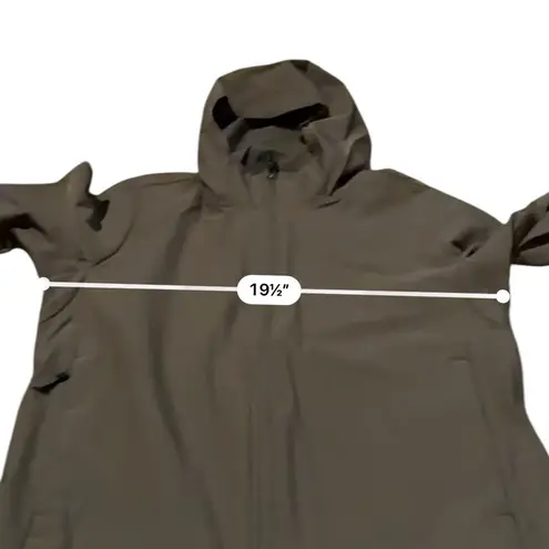 prAna Halle AT Long Sleeve Full Zip Hooded Jacket in Slate Green Sz S NEW