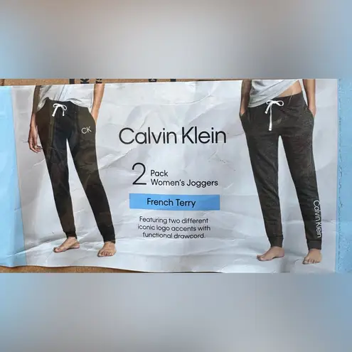 Calvin Klein  Women's 2 Pack French Terry Joggers