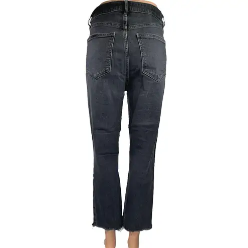 Gap  Vintage Slim Sky High Black Straight Bootcut Flared Denim Jeans Pants Sz 29