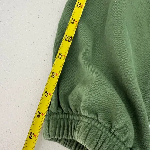 Les Girls Les Boys Green Relaxed Fit Sweatpants Size Medium Pockets