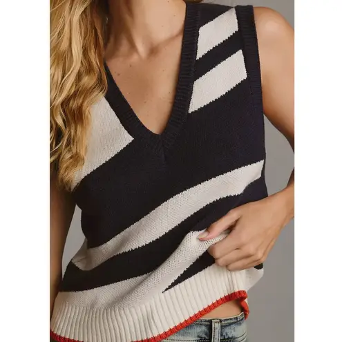 Anthropologie  Maeve V-Neck Sweater Vest Size XS