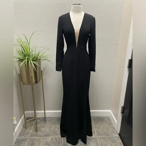 Dress the Population New! Amber Plunging Neckline Gown Sz Small $228 - Image 8