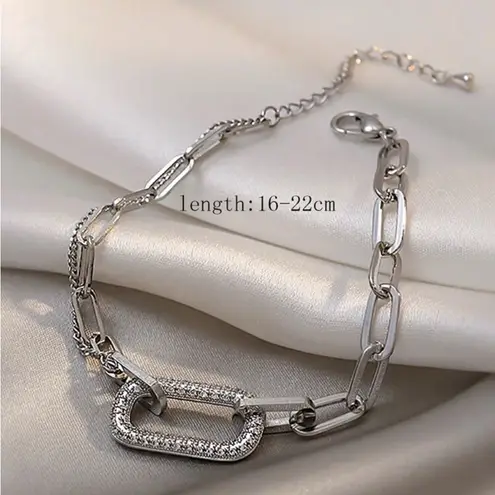πππ3 for 12$πππElegant Silver Chain Bracelet