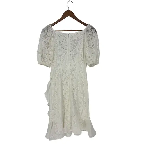 Anthropologie x BHLDN Sachin & Babi Cailyn Lace Mini Dress White Size 0