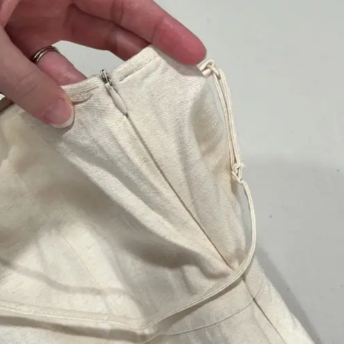 Mango  Jumpsuit Cream Size Large EUC