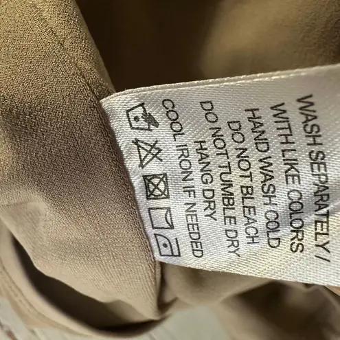 Lovers and Friends Encore Cut Out Neutral Taupe Maxi Party Dress Size Medium