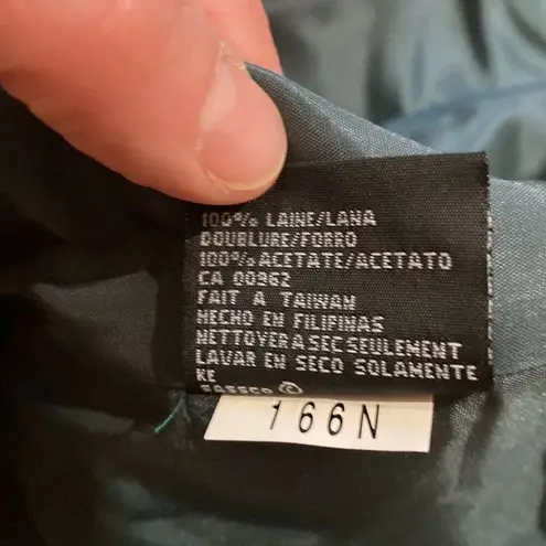 Albert Nippon Green Blazer Jacket Vintage Wool w/ Silver Lion Buttons NWT Sz 10