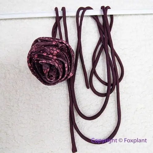 Free People NEW Free‎ People Rosaline velvet floral print Jumpsuit, M