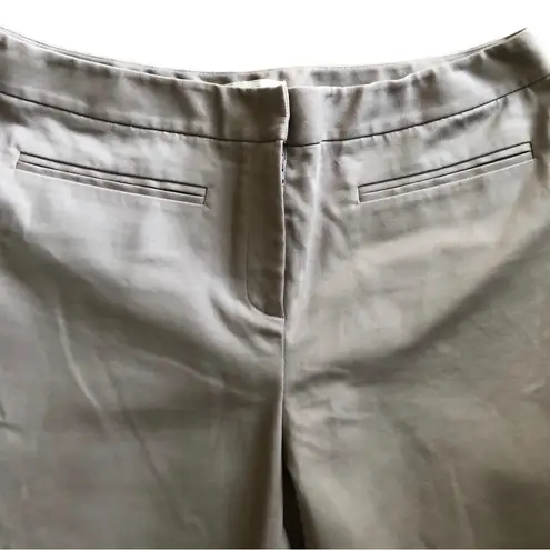 Chico's Chico’s Bridgette Slim Crop Pants Sz. 2/L/12 Stretch Urban Taupe Casual Work