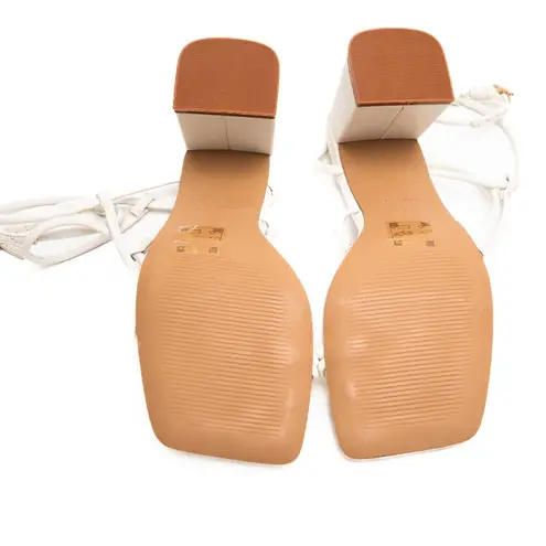 ALDO  - Off White Harmonni block heel strappy sandals