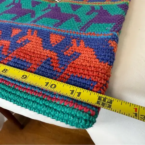 NWT Guatemala Hand Woven Bag Adjustable Strap Crossbody or shoulder Colorful Red