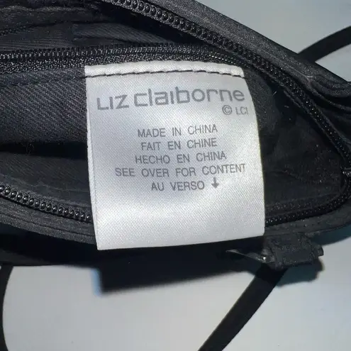 Liz Claiborne  Tote Shoulder Bag Purse Small Black 7.5" X 5.5" Womenbs Ladies