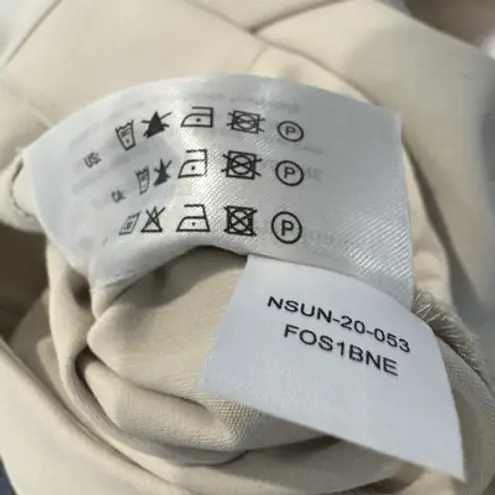 MM.LaFleur The Foster Cigarette Pant-PowerStretch Bone Adjustable Hem Size 2