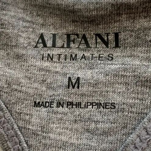 Alfani Pajama Jumpsuit in Gray Size M