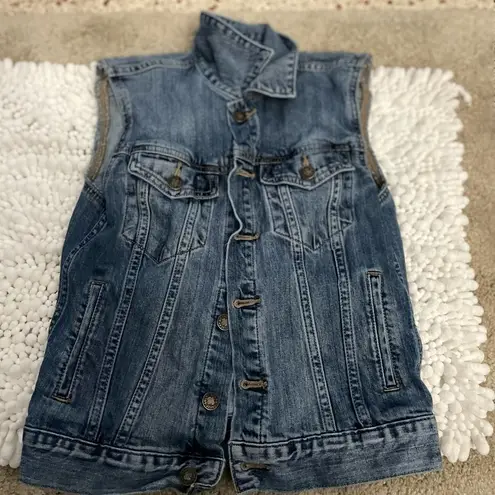 Lucky Brand  Denim Vest XSmall
