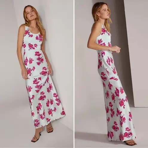 NWOT Favorite Daughter The Sunroof Peony Green Pink Maxi Size 6