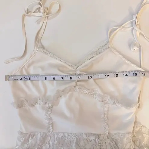 Scarlett Darkness White Lace Dress Renaissance Gothic Victorian Steampunk medium