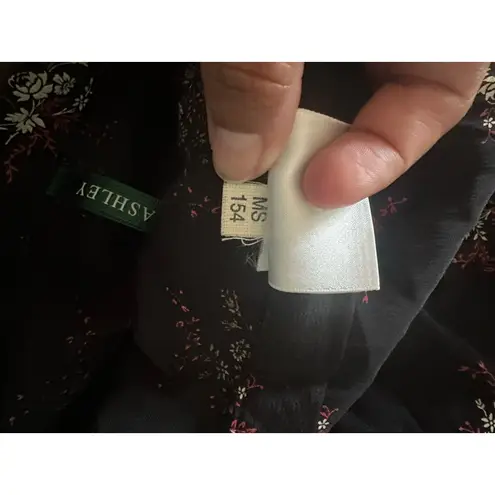 Laura Ashley Vintage Floral Maxi Skirt MS 154 Cottagecore Prairie Style