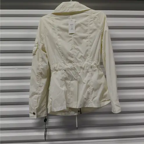 Blanc Noir Womens Lightweight Cargo Utility Jacket Size Small Minimalist Chic