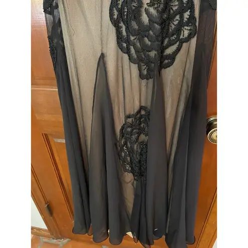 Sue Wong Nocturne tulle and beaded gown size 12