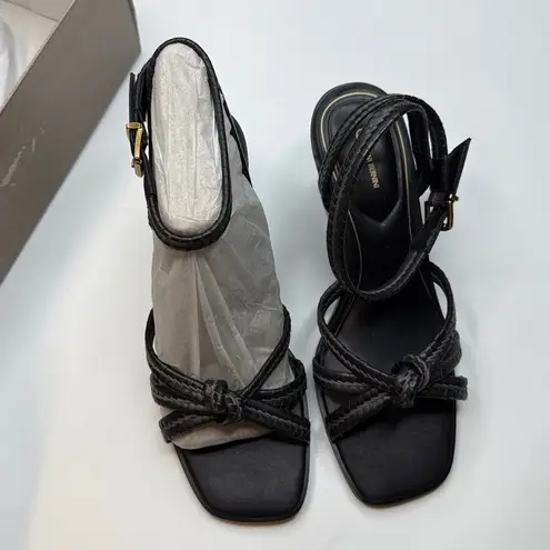 Giani Bernini Women's Renaee Block Heel Woven Strappy Dress Sandals- Size 9