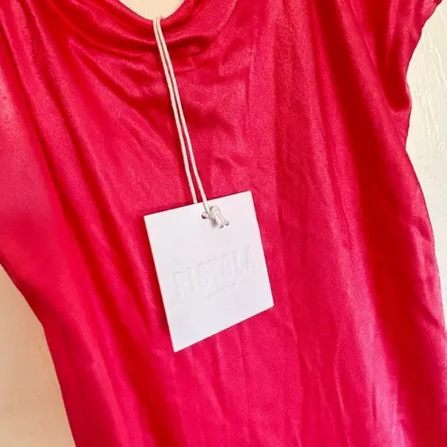 Pistola NWT Mari Square Neck Dress in Guava by